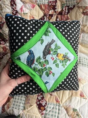 Tooth Fairy Pillow - Birds and Greenery